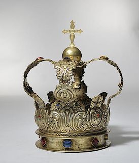 18th/19th C. Jeweled Crown