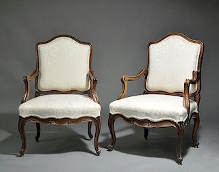 Pair of 18th C. French Armchairs