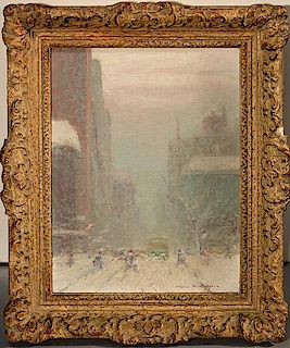 Johann Berthelsen (Am.1883-1972) oil on canvas board.
