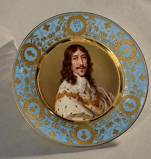 Louis XIII Portrait Plate