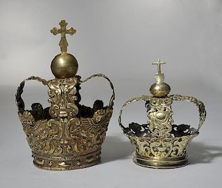 18th/19th C. Spanish Colonial Crowns