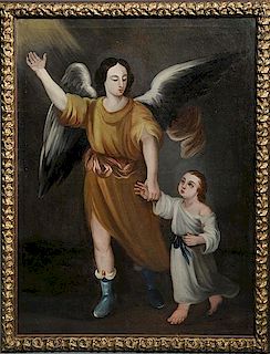 Oil on Canvas, The Guardian Angel