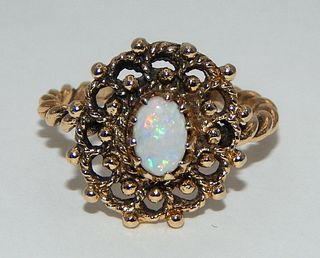 14k Gold & Opal Ring