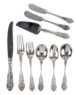Wallace Sir Christopher Sterling Flatware, Nine Pieces