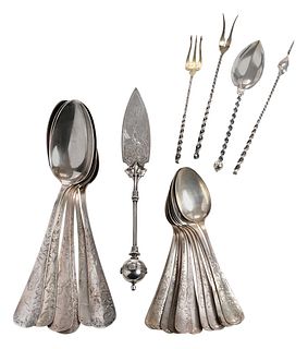 22 Pieces Assorted Sterling Flatware