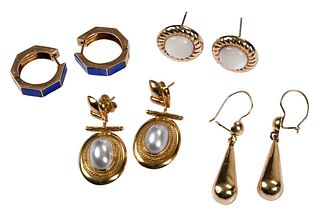 Collection of Four Pairs of Earrings