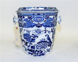 * An English Ironstone Jardiniere Height 10 inches.