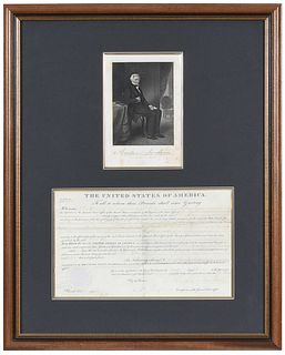 Andrew Jackson Signed Document