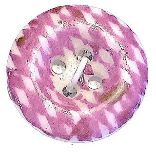 A Division One Colorful Larger Calico China Button