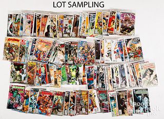 Collection of DC comic books