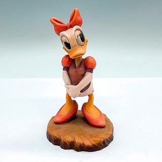 Anri Walt Disney Wooden Figurine, Daisy Duck