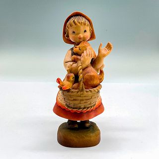 Anri Italy Wood Carved Figurine, Wanderer's Return
