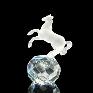 Ebeling & Reuss Crystal Figurine by Swarovski, Horse on Ball