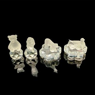 4pc Ebeling & Reuss Crystal Mini Figurines by Swarovski