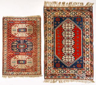 Two Kazak style carpets