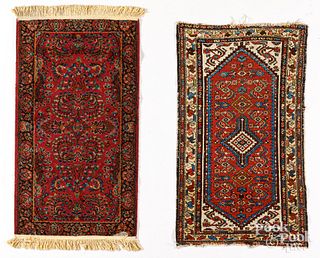 Hamadan mat and Karastan mat