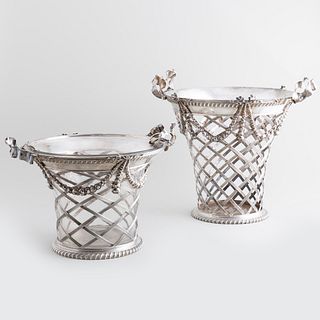Pair of Tiffany & Co. Silver Baskets