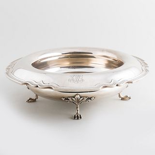 Shreve & Co. Silver Center Bowl with Everted Rim
