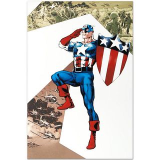 Marvel Comics "Captain America Corps #2" Numbered Limited Edition Giclee on Canvas by Phil Jimenez with COA.