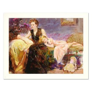 Pino (1939-2010) "Precious Moments" Limited Edition Giclee. Numbered and Hand Signed; Certificate of Authenticity.