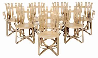 Set of Eight Frank Gehry for Knoll