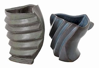 Two Erica Wurtz Sculptural Ceramic