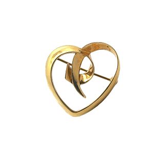 Tiffany & Co. Open Heart Brooch by Paloma Picasso in 18k Gold