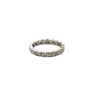 18k gold Eternity Band with Diamonds