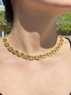 Chiampesan 18k gold Necklace with Sapphires