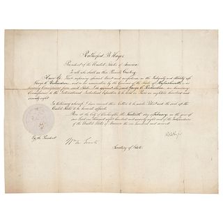 President Rutherford B. Hayes Sends an Honorary Commissioner to the 1878 Paris Exposition