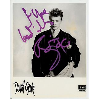 David Bowie Signed Photograph