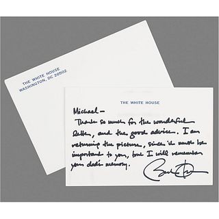 President Barack Obama Early Autograph Letter Signed, Welcoming &ldquo;Good Advice&rdquo; to Quit Smoking
