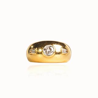 Diamond Fashion Gold Ring
