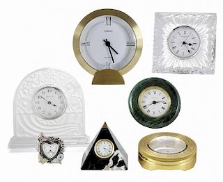 Seven Table Clocks