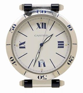 Cased Cartier Desk Clock