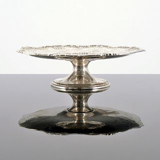The Frank Herschede Co. Sterling Silver Footed Tray 