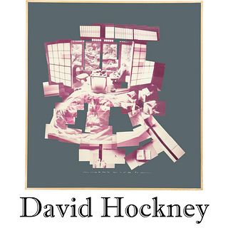David Hockney (B. 1937) American, Photo Collage