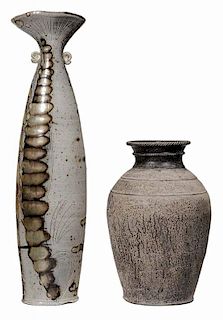 Two British Studio Pottery Vases
