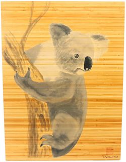 Robert Wyland (B.1956) USA, Toujour on Bamboo