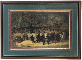 Copy of William H. Beard's 1865 "The Bear Dance"