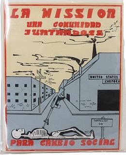 Vintage 1960's Poster from La Raza Galeria