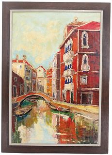 Milko Bambic (1905-1991) Italian, Oil/Canvas
