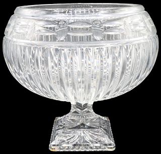 Exceptional Baccarat Crystal Footed Center Bowl