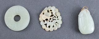 Chinese White Jade Carvings, 3