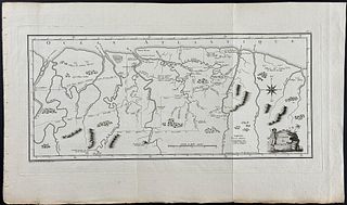 Stedman - Map of Suriname, South America (Carte du Surinam). 5