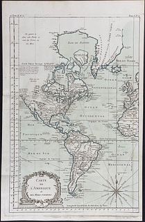Americas: Bellin - Map of the Americas