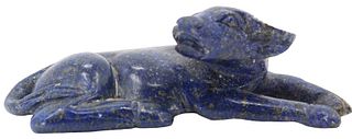 Chinese Lapis Lazuli Carved Oxen