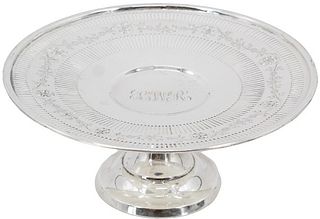 Gorham Sterling Reticulated  Cake Stand 7.7 OZT