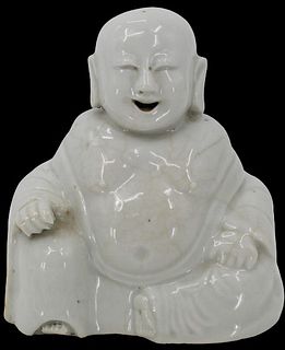 20c Blanc de Chine Laughing Buddha