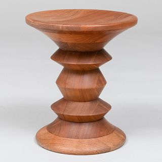 Charles and Ray Eames for Herman Miller Walnut 'Time Life' Stool